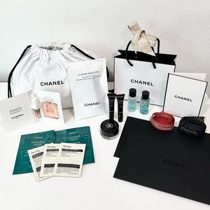 CHANEL Beauty Gift Bag with Assortment of CHANEL beauty products & fragrance